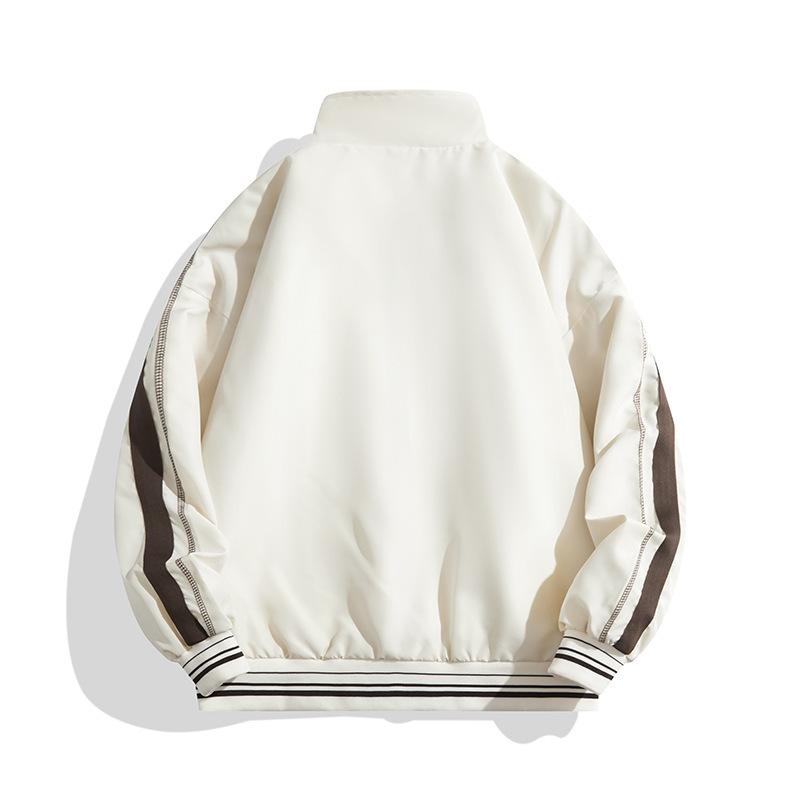 Spring and Autumn Men's Jacket Korean Version Casual Versatile Top Couple Same Stand-Up Collar Sports Trend Jacket