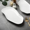 Creative Japanese Plate Irregular Shaped Long Plate Fish Plate High-End Sushi Plate Hotel Long Plate Ceramic Tableware