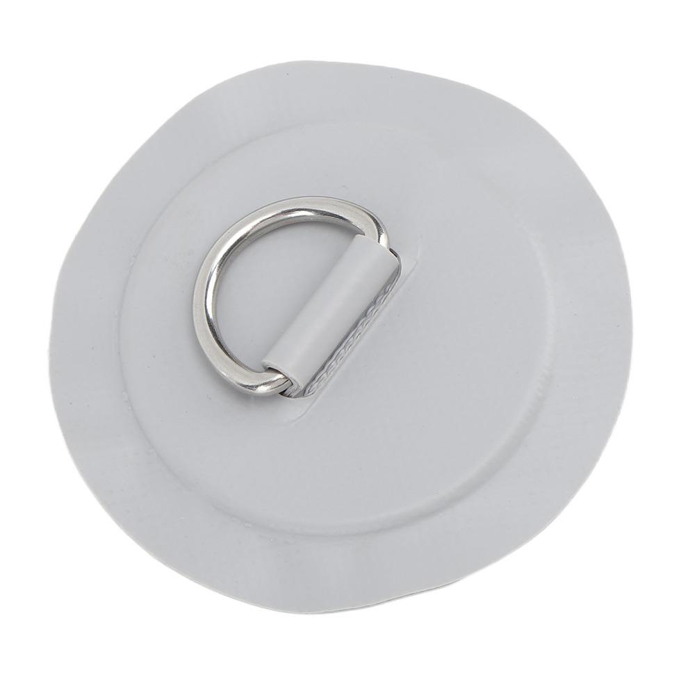 4PCS Lightweight D Ring Patch Round Kayak D Ring Portable Inflatable Boat D Ring for Kayak