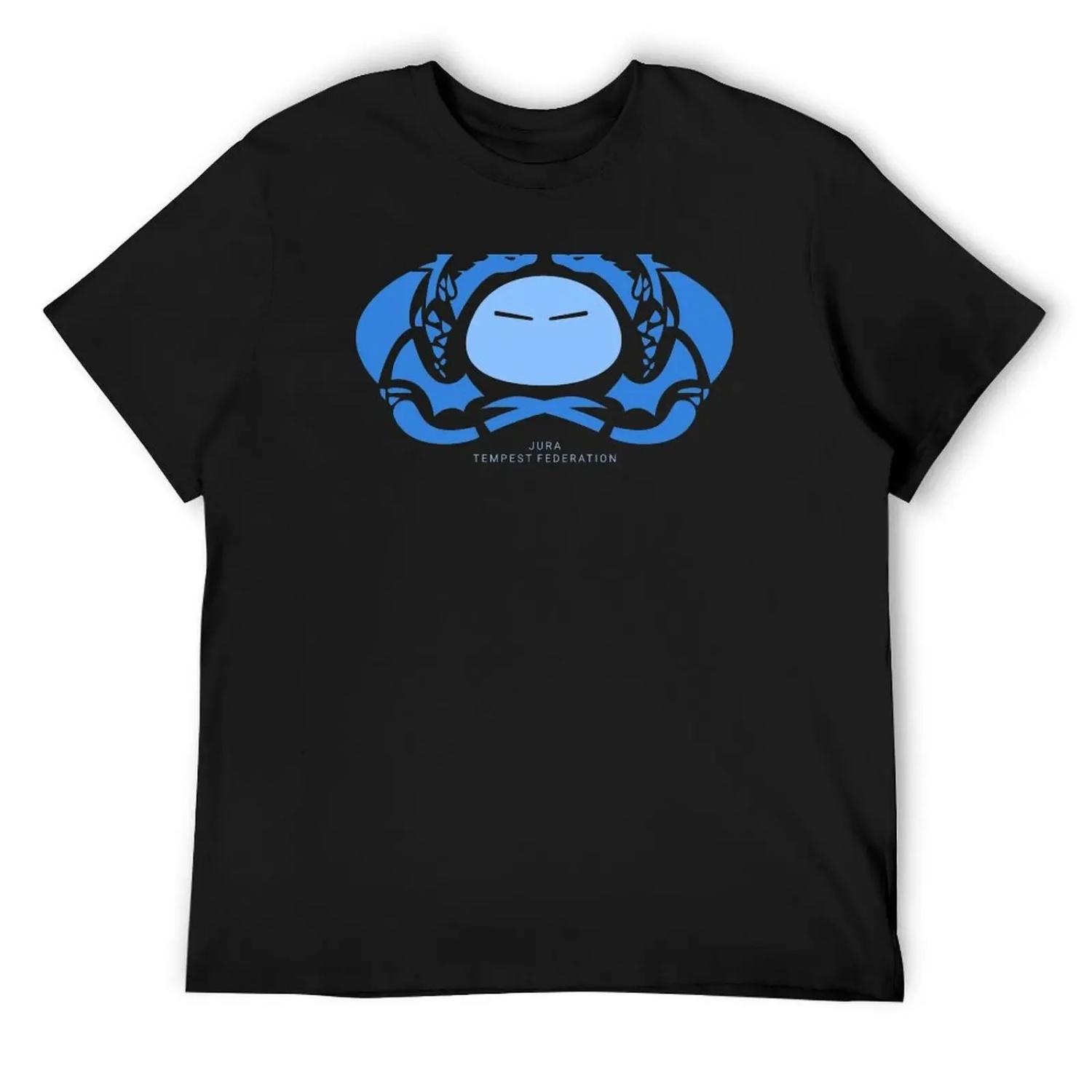 Jura Tempest T-Shirt T-shirts oversize blue archive anime mens t shirt graphic S