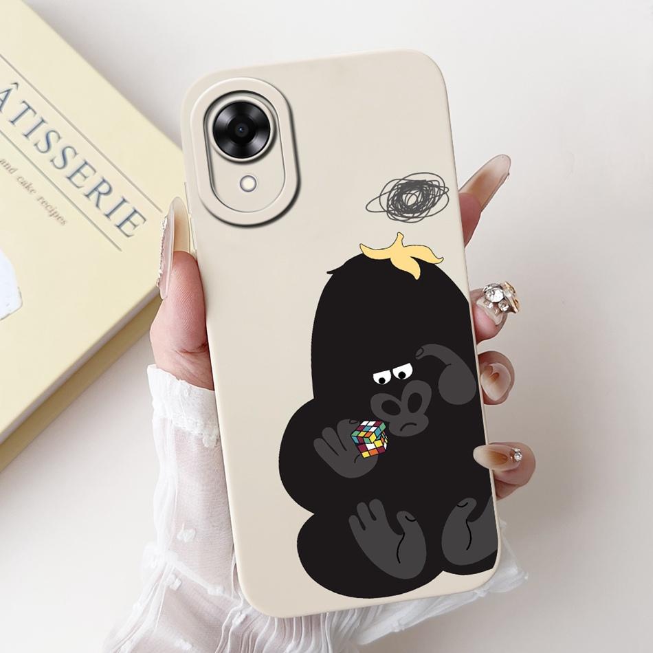 For OPPO A17k A17 2024 New Cute Cartoon Pattern Soft Silicone Case For Oppo A17 A 17 17k CPH2471 CPH2477 Protective Phone Cases