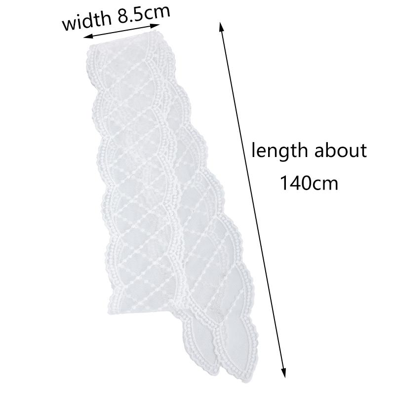Sweet Versatile Narrow Long Scarf Solid Color Headbands For Women Girls  Floral Lace Scarf Long Ribbon Scarf Gifts