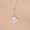 Exquisite Y2K Crystal Heart Pendant Necklace Chain for Women Girls Handmade Party Holiday Jewelry Gifts