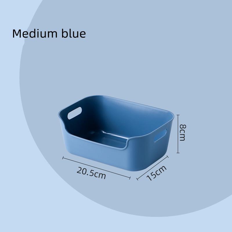Desktop Storage Box Jewelry Lipstick Organizer Rectangle Plastic Food Container Glasses Makeup Case Toy Basket Home Supplies