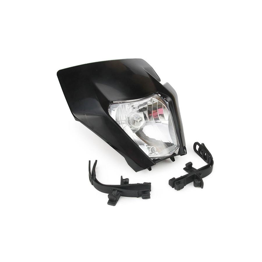 Black Universal Motorcycle Headlight Head Lamp Light For KTM EXC EXCF XC XCF XCW XCFW MX EGS SX SXF SXS SMR 125 250 300-500 Dirt Bike