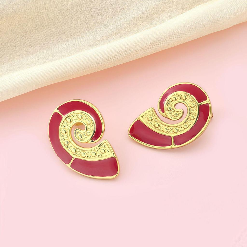 European and American Style Titanium Steel Seashell Earrings for Women - Cute & Playful Stainless Steel Jewelry.
