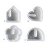 Elegant Rainbow Shaped Sturdy Silicone Flower Pots Mould Tool Must Have Accessory for Home Use Resin Art Enthusiasts