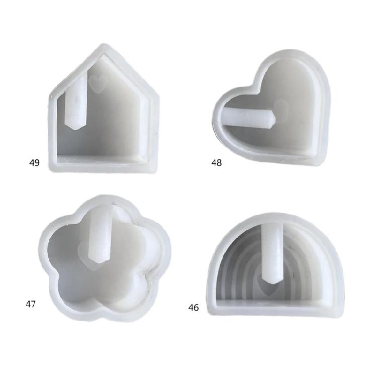 Elegant Rainbow Shaped Sturdy Silicone Flower Pots Mould Tool Must Have Accessory for Home Use Resin Art Enthusiasts