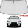Front Windshield Sunshade, Foldable Sun Visor , Suitable for Sedan and SUV Models Amagi