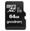 MicroSDXC-Speicherkarte GOODRAM 64GB M1AA-0640R12 cl 10 UHS-I + Adapter