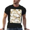 Popcorn Funny Background I Love Popcon Heart Print T-Shirt T Shirt Personalised T Shirt Man Cot