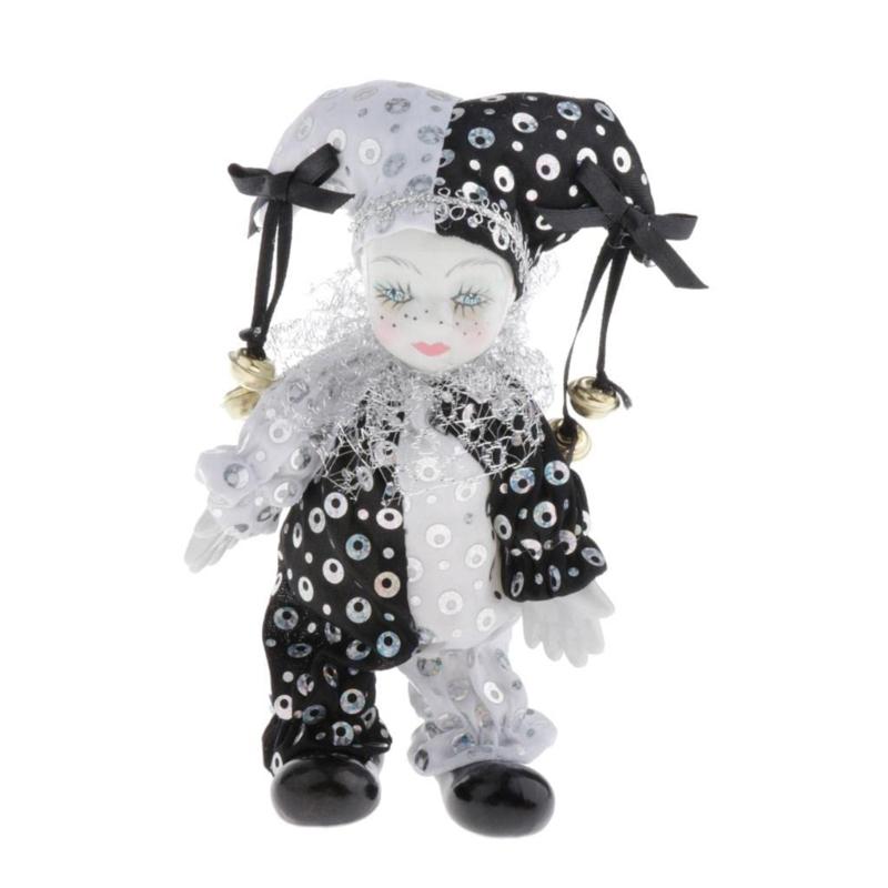 

Artistic Ceramic Clown Statue Figurine With Exaggerated Face Expression Perfect For Collector Or Themed Room Decoration
