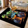 1PC Dinosaur Monster Truck Non-Slip Floor Carpet Compatible for Office&Living Room&Bedroom&Dining room - Flat-Weave Machine-W303