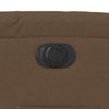 Electric Recliner Chair Brown Fabric