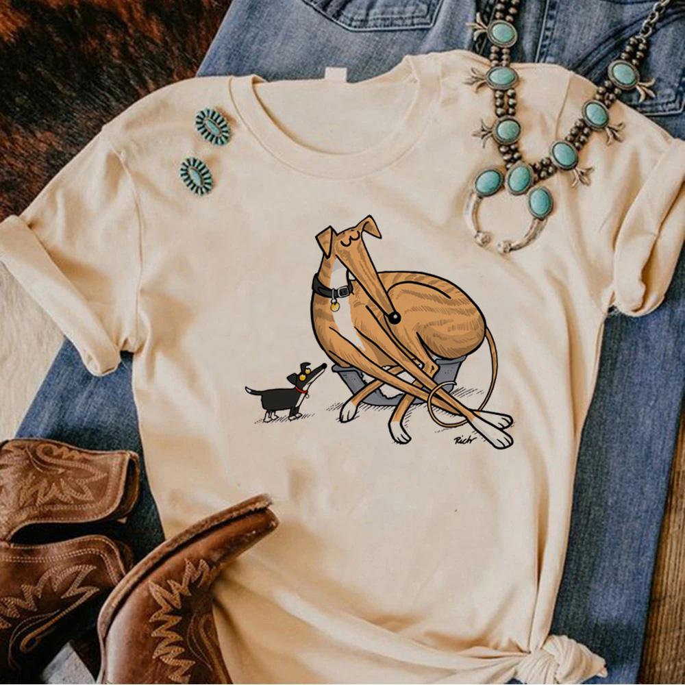 Greyhound tshirts Women anime Tee girl designer clothing