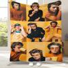 Famous Joe Keery Actor Flannel Blanket,Ultra Soft Warm Plush Throw for Home Bedroom Bed Sofa Cover Office Camping Picnic Gift