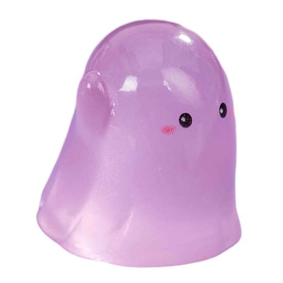 Resin Ghost Ornament Glow-in-the-dark Halloween Figurine, Mini Statue for Micro Luminous Figurine Landscape, Home Office Desk