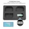 LP-E6 LP-E6N LPE6NH Triple Slot Battery Charger  For Canon EOS 5D Mark II Mark III Mark IV 5D SR 60D 60Da 6D 70D 7D R5 R6