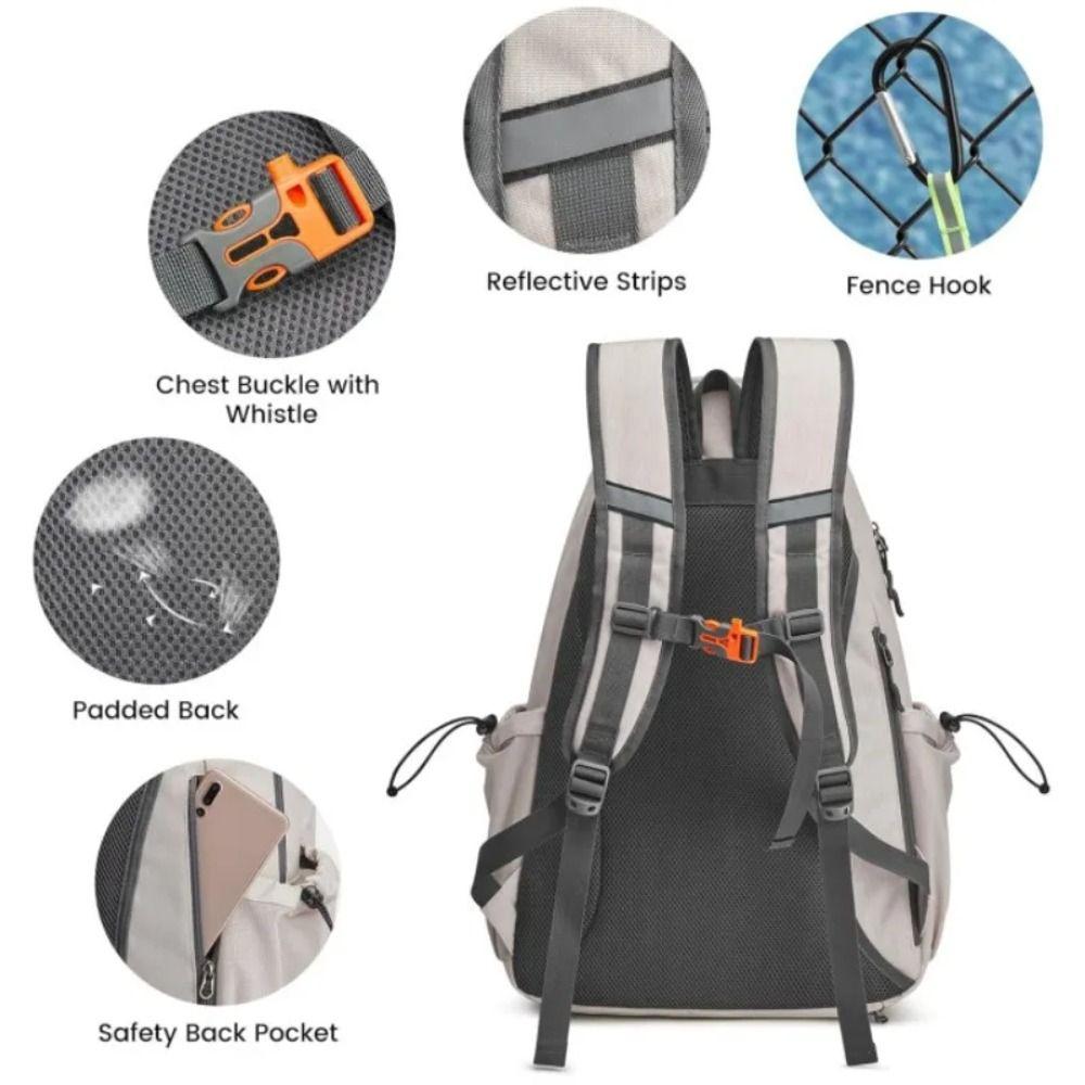 Waterproof Tennis Racket Bag Adjustable Sports Fitness Bag Racket Storage Tennis Backpack  Youth