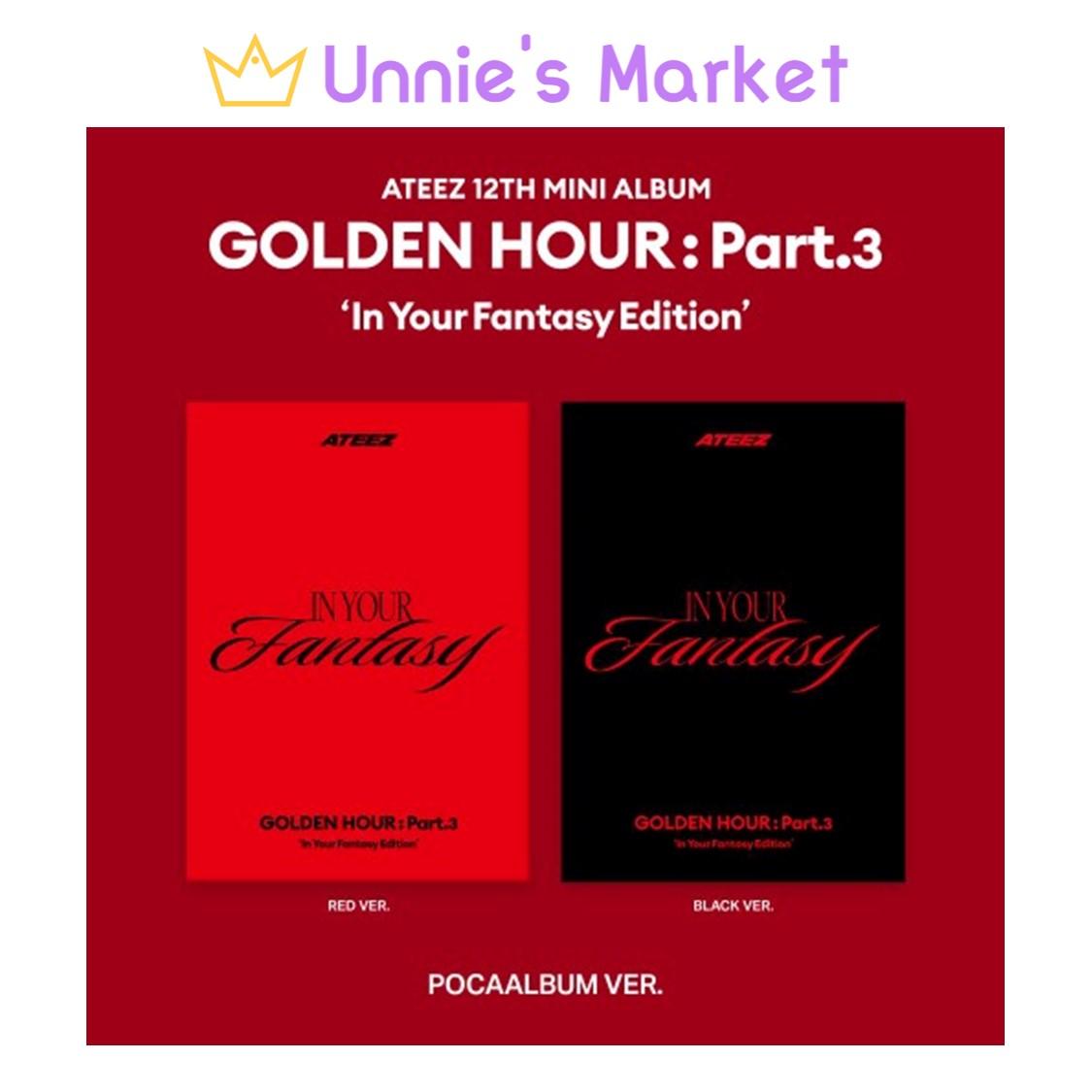 

[Попереднє замовлення] ATEEZ - GOLDEN HOUR Частина 3 «Видання In Your Fantasy» + Безкоштовний подарунок Random ver.