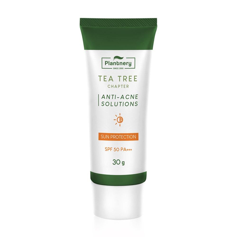 Plantnery Tea Tree Acne Oil Control UV Sunscreen SPF 50++ PA+++++, 30g