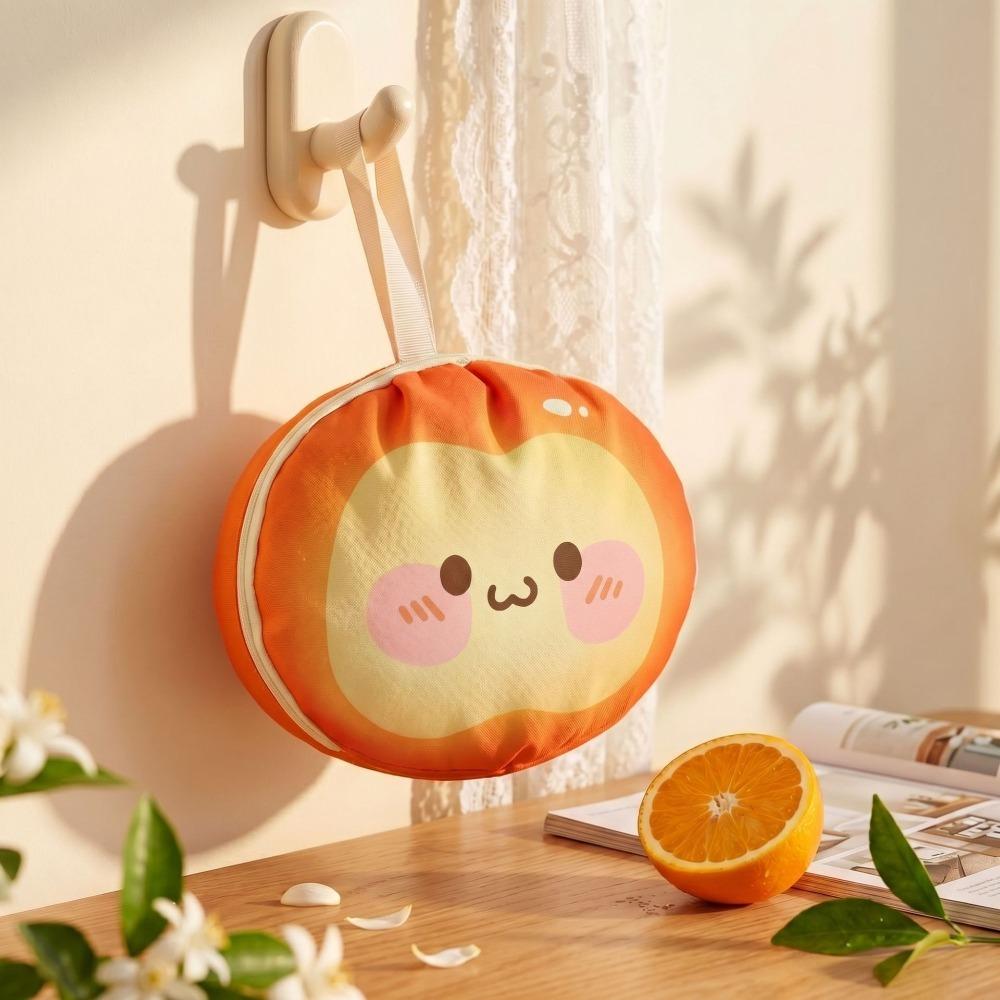 

Large Capacity Underwear Storage Bag with Compartment Cartoon Underwear Packing Cube Space-Saving Handheld помаранчевий