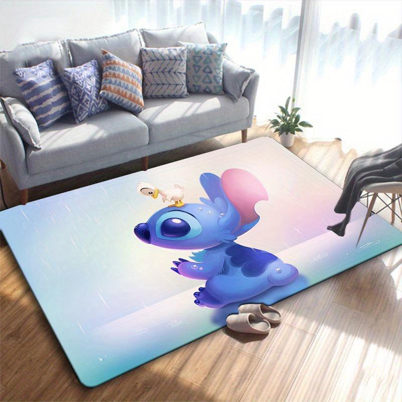 1pz Tappeto Area Tappeto Disney Lilo e Stitch Antiscivolo Lavabile a Mano Tappetino per Pavimento Adatto per Soggiorno Camera da Letto Decorazione Casa