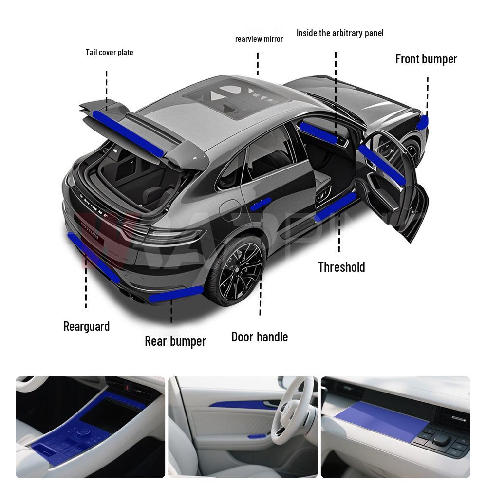 Ultra Matte PET Romanée Red & Venom Green Car Wrap for Mirrors, Spoilers, & Motorcycles