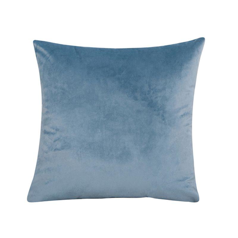 Luxurious 16" Velvet Cushion Cover Pillow Case With Invisible Zipper For Home Decor
