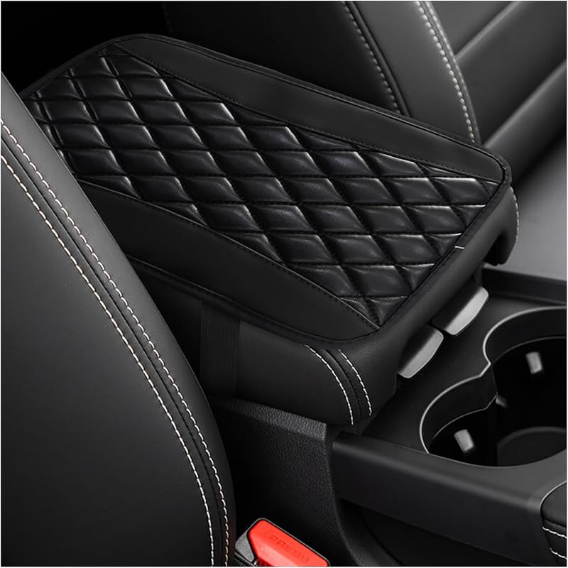 Car Center Console Cushion Pad, Universal Leather Waterproof Armrest Seat Box Cover, Comfortable Auto Armrest Cover Protector, Car Interior Decor