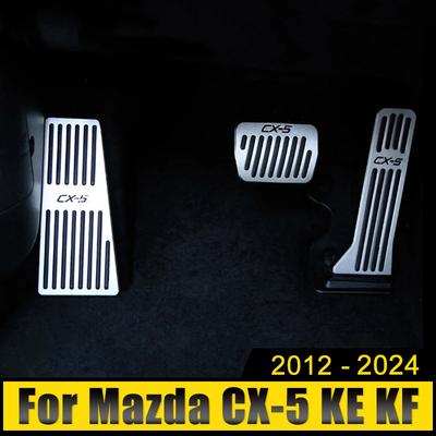 Για Mazda CX-5 CX5 KE KF 2012-2016 2017 2018 2019 2020 2021 2022 2023 2024 Αυτοκίνητο Πεντάλ Γκαζιού Φρένου Πεντάλ Υποπόδιου Κάλυμμα Μαξιλαράκι