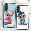 Baby Cute Owl Lover Cartoon Candy Winter Phone Case For Samsung Galaxy A12 A22 A32 A42 A52 A72 A54 A34 A24 A14 A73 A53 A33 A23 A