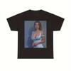 Sydney Sweeney Actress Iconic Pose T-Shirt Non-See-Through Fabric Officially Inspired Euphoria