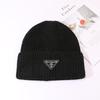 Woolen Hats for Women Triangle Marked Warm Knitted Hats for Couples  Pullover Hats Anti Cold Hats for Men  Autumn and Winter.
