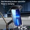 Bicycle Phone Holder Motorcycle Bike Handlebar Rear-View Mirror Phone Case For Iphone Android Bike Motorbike Phone Stand Mount