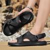 Sommer neue Strandschuhe trendige vielseitige einfache Plateau Herren Doppelzweck rutschfeste Sandalen atmungsaktive Mode Hausschuhe