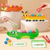 Wooden Color Sorting Montessori Toy Educational Clip Bead Matching Game  Kids Toddlers