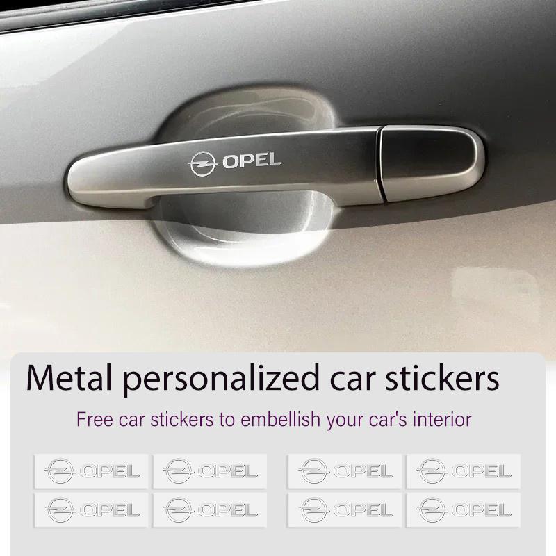 Car Emblem 3D Metal Anywhere Badge Decal Decoration Stickers For Opel Astra G H J K F Corsa D Zafira B Insignia Mokka Regal