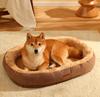 Autumn and Winter Warm Pet Nest Oval Cat Kennel Cat Bed Plush Nest Bite-resistant Non-sticky Pet Supplies Dog Cushion