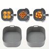 2pcs Silicone Air Fryer Baking Pan with Philips HD9252 HD9200 HD9255 Model Airfryers Gift Home Kitchen Accessories Easy To Clean