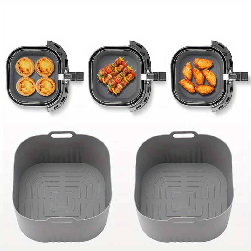 2pcs Silicone Air Fryer Baking Pan with Philips HD9252 HD9200 HD9255 Model Airfryers Gift Home Kitchen Accessories Easy To Clean