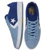 Converse Cons Pro Leather Color-blocking Casual Enveloping Low-Top Board Shoes Unisex Light Blue