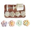 Making Manual Press Flower Pattern Pastry Tool Cookie Stamps Mooncake Press Sakura Mooncake Mold