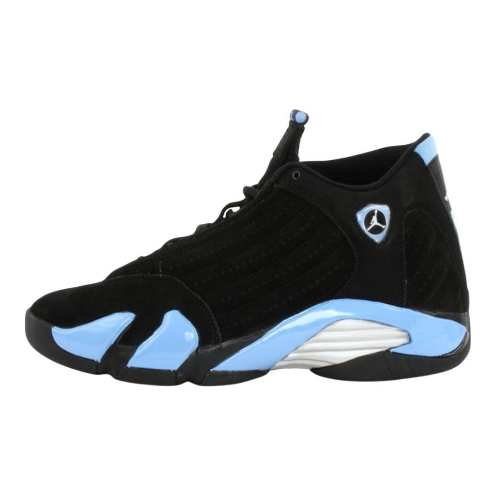 Jordan Air Jordan 14 Vintage Basketball Shoes Unisex Black Blue 487471-007