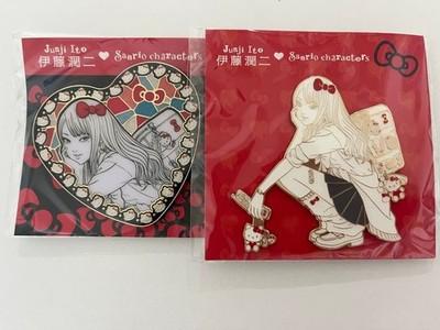 Дзюндзи Ито x Sanrio Хелло Китти Гал Томиэ Набор значков Ограниченная серия Япония