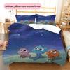The Amazing World of Gumball Pattern Bedding Quilt Set  Home Decoration  Gift (1 * duvet cover + 2 * pillowcase  without core)