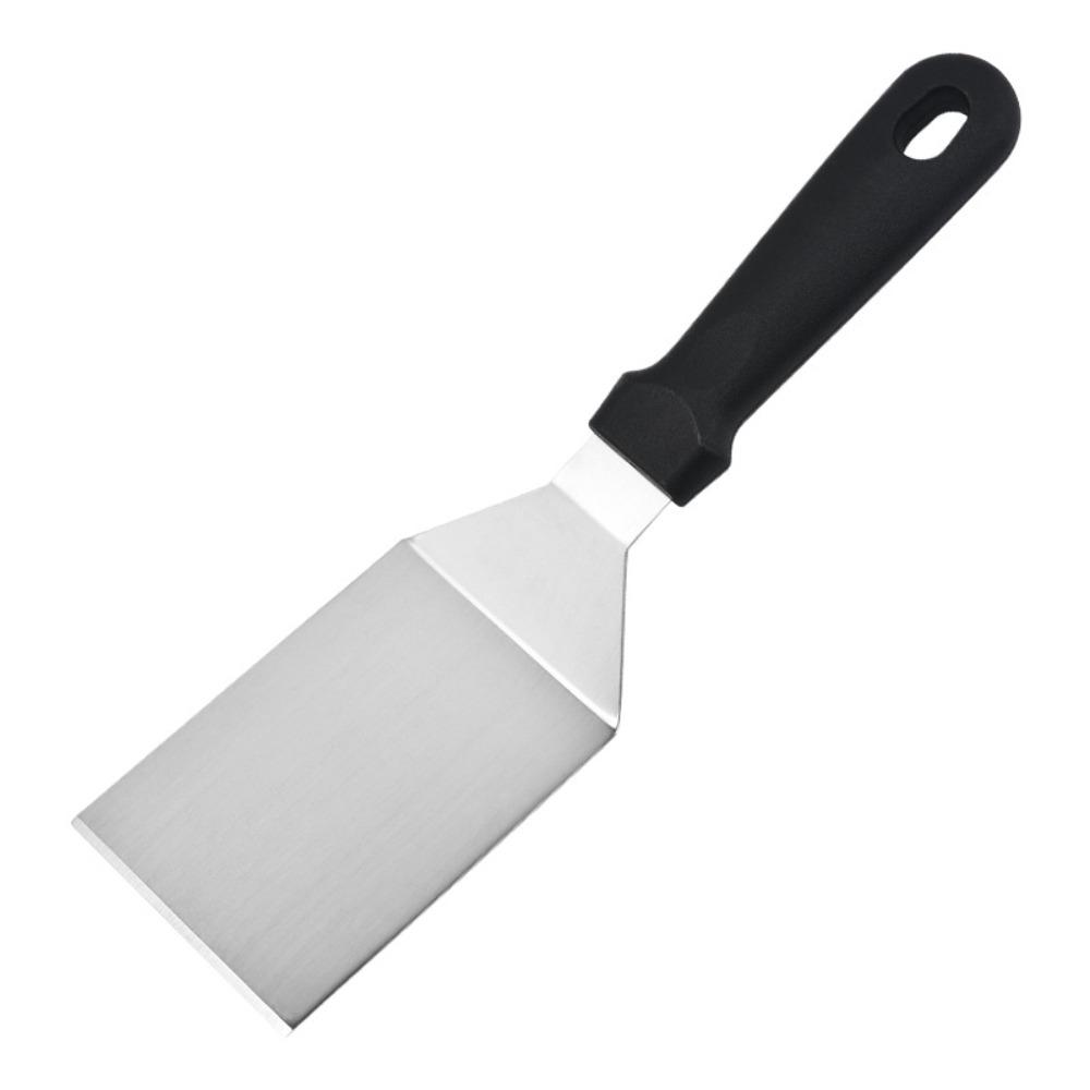 Stainless Steel Brownies Spatula Black Anti-scald Handle Steak Shovel  Tiramisu