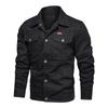Ny Vasket Herreverktøyjakke Casual Stor Størrelse Flyvåpen Reversjakke Herre Skjorte Trend