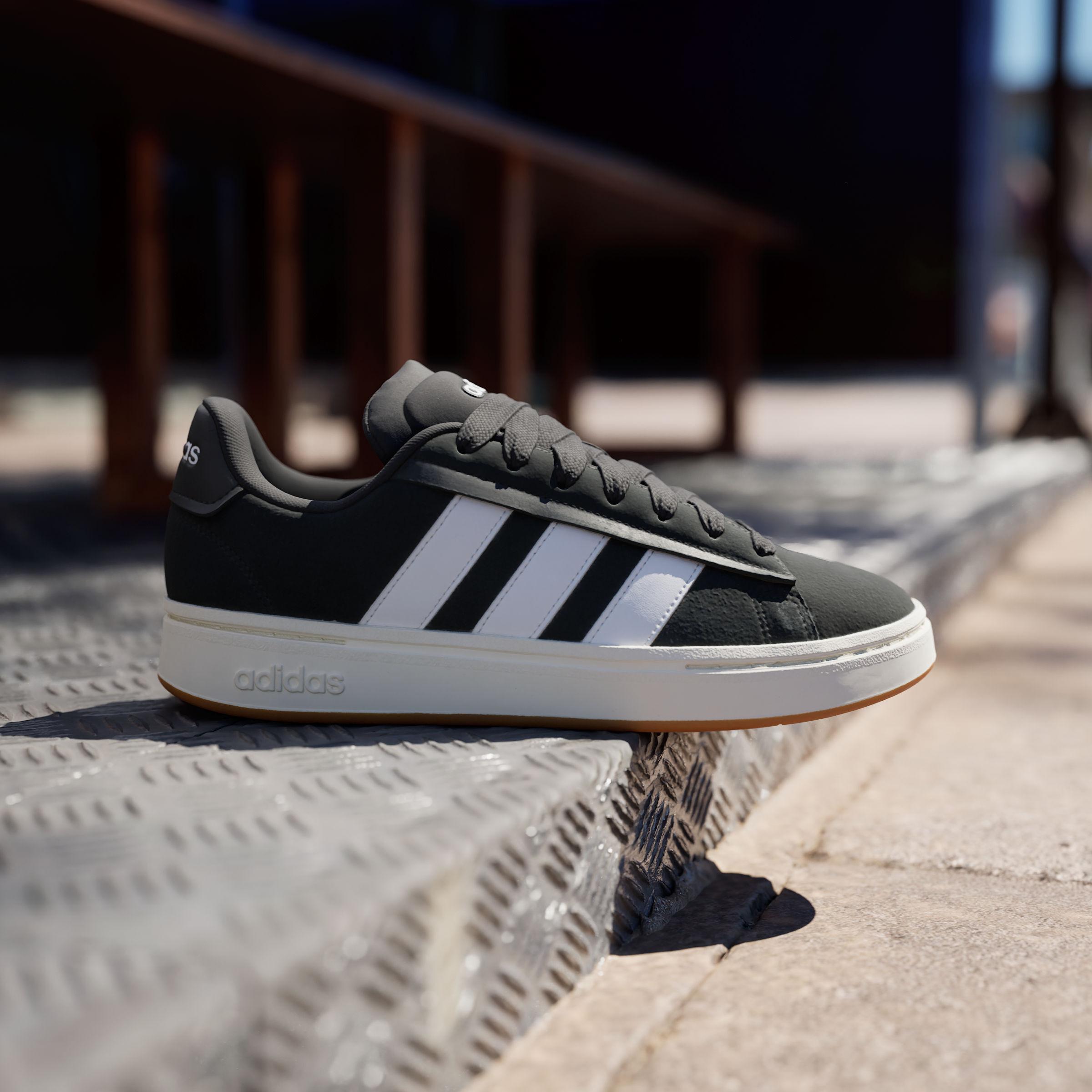 adidas Grand Court Alpha Основной черный Облачно-белый Резина 36