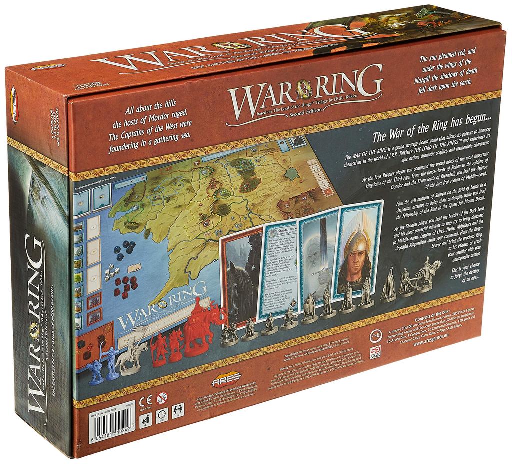 Fantasy Flight Games Jeu de War of the Ring 2nd Edition - société (anglais) -